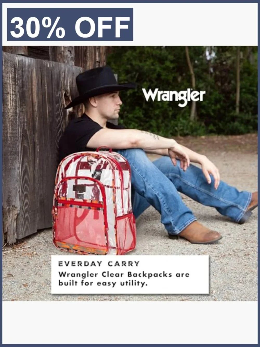 Clear Backpack for Girls- Water Resistant Bookbag, Stadium Approved